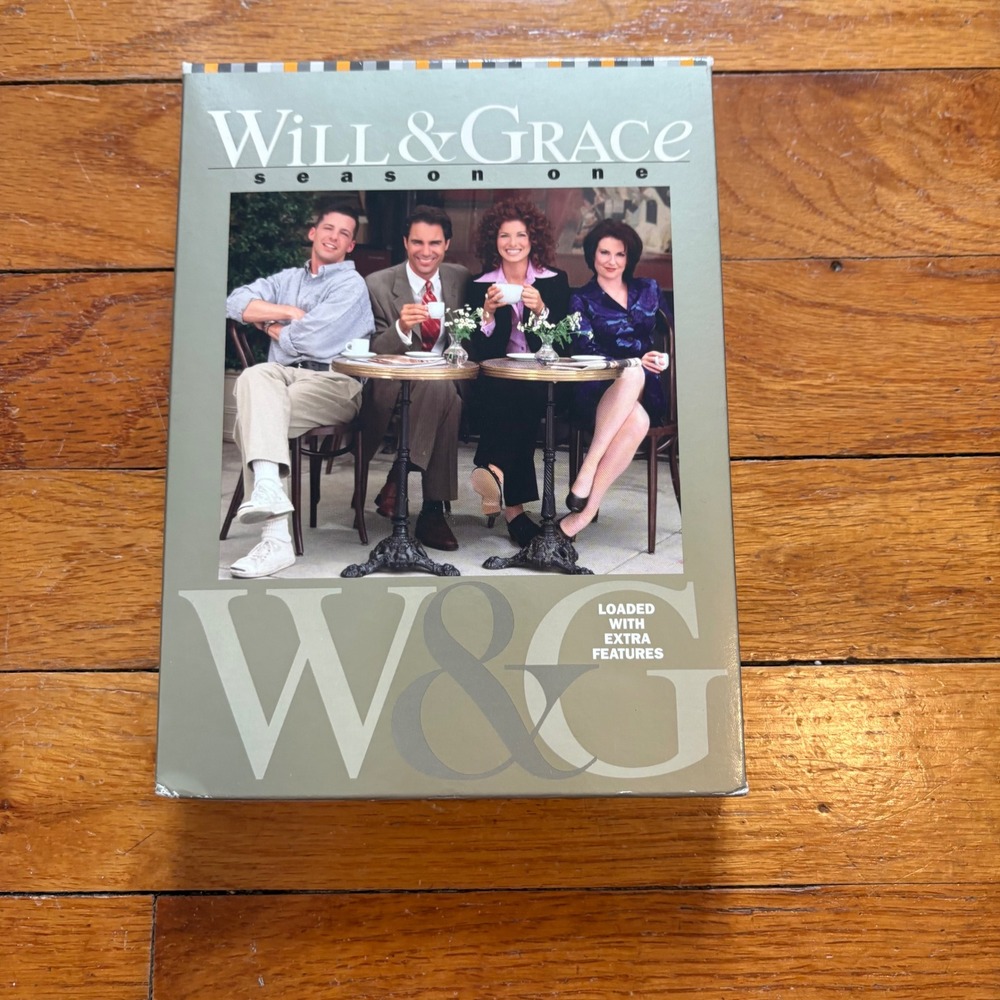 Will & Grace Season One DVD Set 4-Disc Box Set Comedy Sitcom